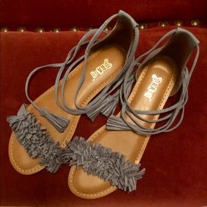 Boho Brash wrap sandals
